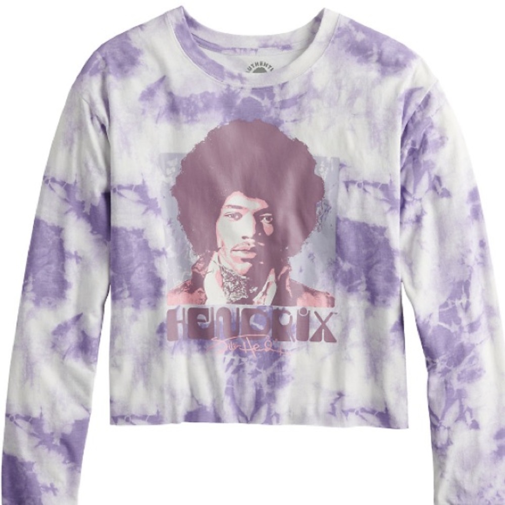 Purple Tie Dye Jimi Hendrix Tshirt